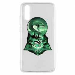 Чохол для Huawei P20 Slytherin collage - PrintSalon