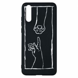 Чехол для Huawei P20 Сreation meow - PrintSalon