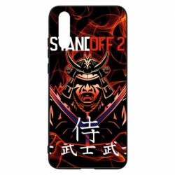 Чехол для Huawei P20 Standoff Samurai And Fire - PrintSalon