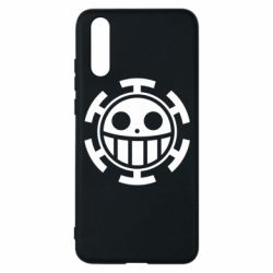 Чехол для Huawei P20 Ван Пис флаг Трафальгара - PrintSalon