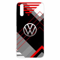 Чехол для Huawei P20 Volkswagen logo and abstraction - PrintSalon