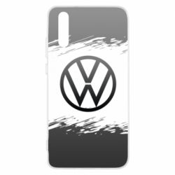 Чохол для Huawei P20 Volkswagen logo and grunge - PrintSalon