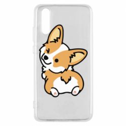 Чехол для Huawei P20 Winking Corgi - PrintSalon