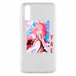 Чехол для Huawei P20 Yae Miko art - PrintSalon