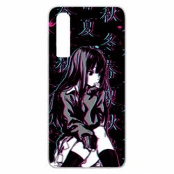 Чохол для Huawei P30 Anime Girl Glitch - PrintSalon