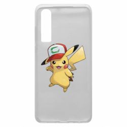 Чехол для Huawei P30 Ash's hat Pikachu - PrintSalon