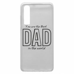 Чохол для Huawei P30 Best dad text - PrintSalon