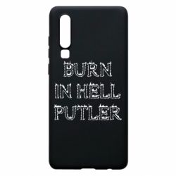Чехол для Huawei P30 Born in Hell Putin - PrintSalon