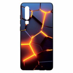 Чохол для Huawei P30 Cracked Blocks - PrintSalon
