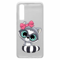 Чехол для Huawei P30 Cute raccoon - PrintSalon