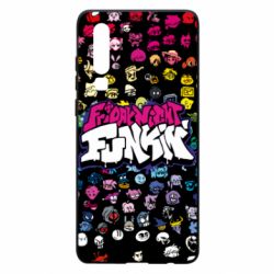 Чехол для Huawei P30 FnF Icons - PrintSalon