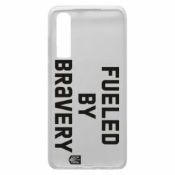 Чехол для Huawei P30 Fueled by bravery - PrintSalon