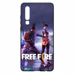 Чехол для Huawei P30 Garena Free Fire Samurai Team - PrintSalon