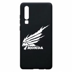 Чехол для Huawei P30 Honda skull - PrintSalon