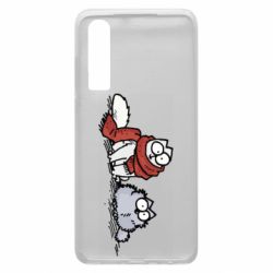 Чехол для Huawei P30 Кот Саймона Зима - PrintSalon