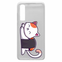 Чехол для Huawei P30 Котик-суши - PrintSalon