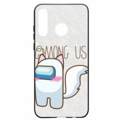 Чохол для Huawei P30 Lite Among us cute cat - PrintSalon