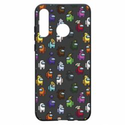 Чехол для Huawei P30 Lite Among Us Pattern - PrintSalon