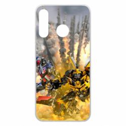 Чохол для Huawei P30 Lite Bumblebee and Optimus Prime - PrintSalon