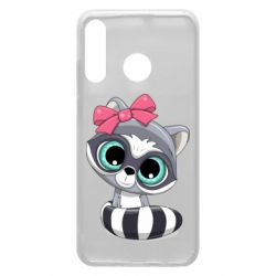 Чехол для Huawei P30 Lite Cute raccoon - PrintSalon