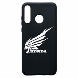 Чехол для Huawei P30 Lite Honda skull - PrintSalon