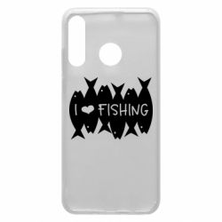 Чохол для Huawei P30 Lite I Love Fishing - PrintSalon