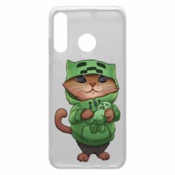 Чехол для Huawei P30 Lite Кот Майнкрафт - PrintSalon