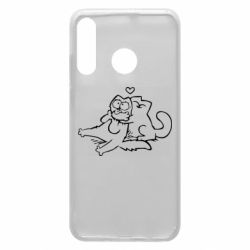 Чехол для Huawei P30 Lite Кот Саймона Любовь - PrintSalon