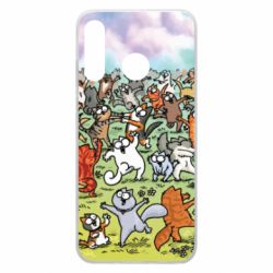 Чохол для Huawei P30 Lite Коти танцюють - PrintSalon
