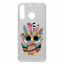 Чехол для Huawei P30 Lite Little owl with feathers - PrintSalon