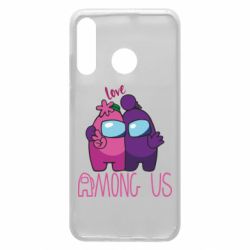Чехол для Huawei P30 Lite Love is Among Us - PrintSalon