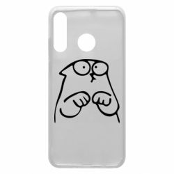 Чехол для Huawei P30 Lite Милый Кот Саймона - PrintSalon