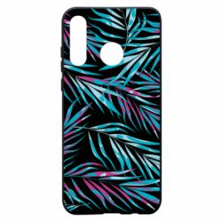 Чохол для Huawei P30 Lite Neon Palm Leaves - PrintSalon