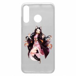 Чохол для Huawei P30 Lite Nezuko cat - PrintSalon