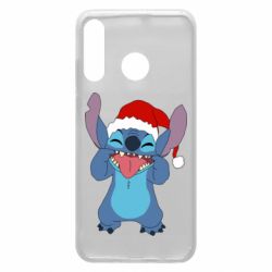 Чехол для Huawei P30 Lite Новогодний Стич - PrintSalon