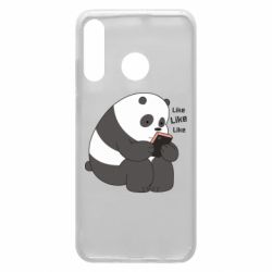 Чехол для Huawei P30 Lite Панда лайк - PrintSalon