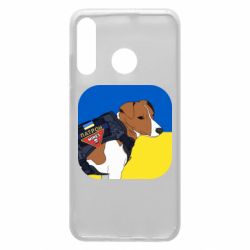 Чехол для Huawei P30 Lite Патрон на фоне флага - PrintSalon