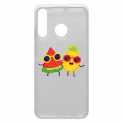 Чехол для Huawei P30 Lite Pineapple with watermelon - PrintSalon