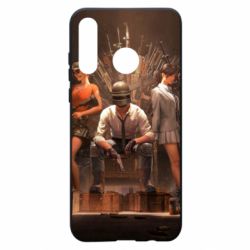 Чехол для Huawei P30 Lite Pubg on the throne - PrintSalon