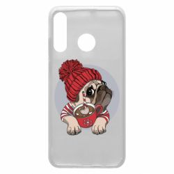 Чехол для Huawei P30 Lite Pug And Coffee - PrintSalon