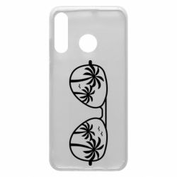 Чехол для Huawei P30 Lite Sunglasses And Palm Trees - PrintSalon