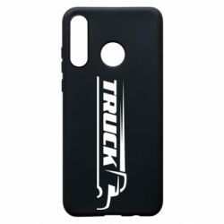 Чехол для Huawei P30 Lite Truck simple art - PrintSalon