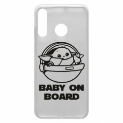 Чехол для Huawei P30 Lite Вaby on board - PrintSalon
