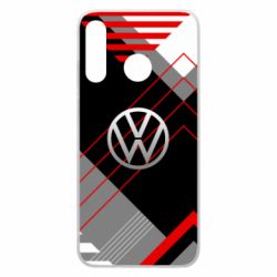 Чехол для Huawei P30 Lite Volkswagen logo and abstraction - PrintSalon