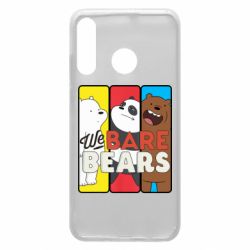 Чехол для Huawei P30 Lite We bare bears collage - PrintSalon