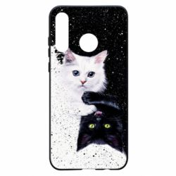 Чехол для Huawei P30 Lite Yin and Yang cats - PrintSalon