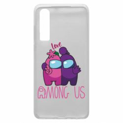 Чехол для Huawei P30 Love is Among Us - PrintSalon
