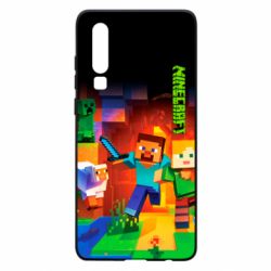 Чехол для Huawei P30 Майнкрафт - PrintSalon