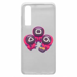 Чехол для Huawei P30 Милые солдаты из игры в кальмара