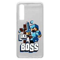 Чехол для Huawei P30 Minecraft Like a Boss - PrintSalon